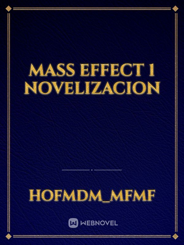 Mass Effect 1 novelizacion